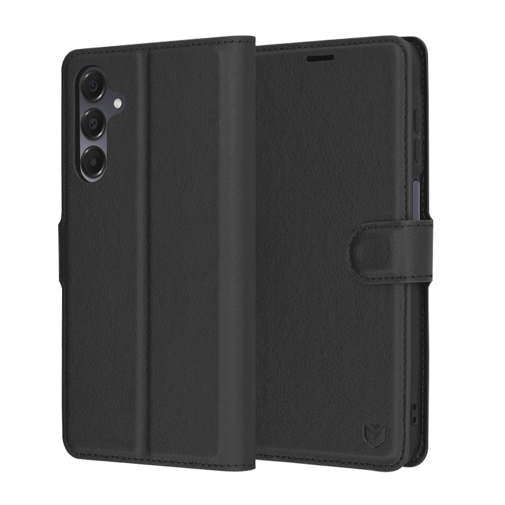 Funda para Samsung Galaxy A16 5G A166 / A16 4G A165, Techsuit, Leather Folio, Negra