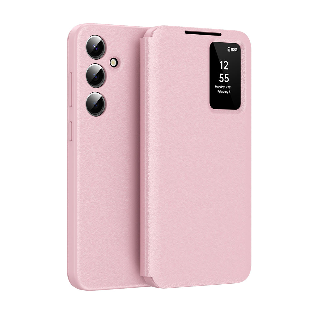 Funda para Samsung Galaxy A16 5G A166 / A16 4G A165, Techsuit, SmartView, Rosa