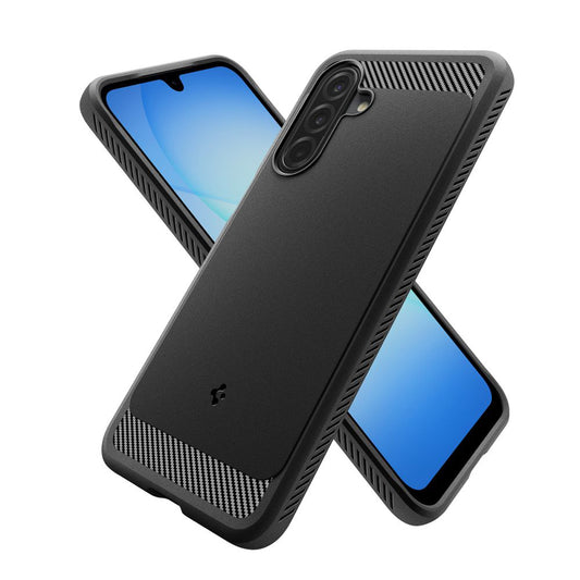 Funda para Samsung Galaxy A17 4G / A17 5G, Spigen, Rugged Armor, Negra ACS09844