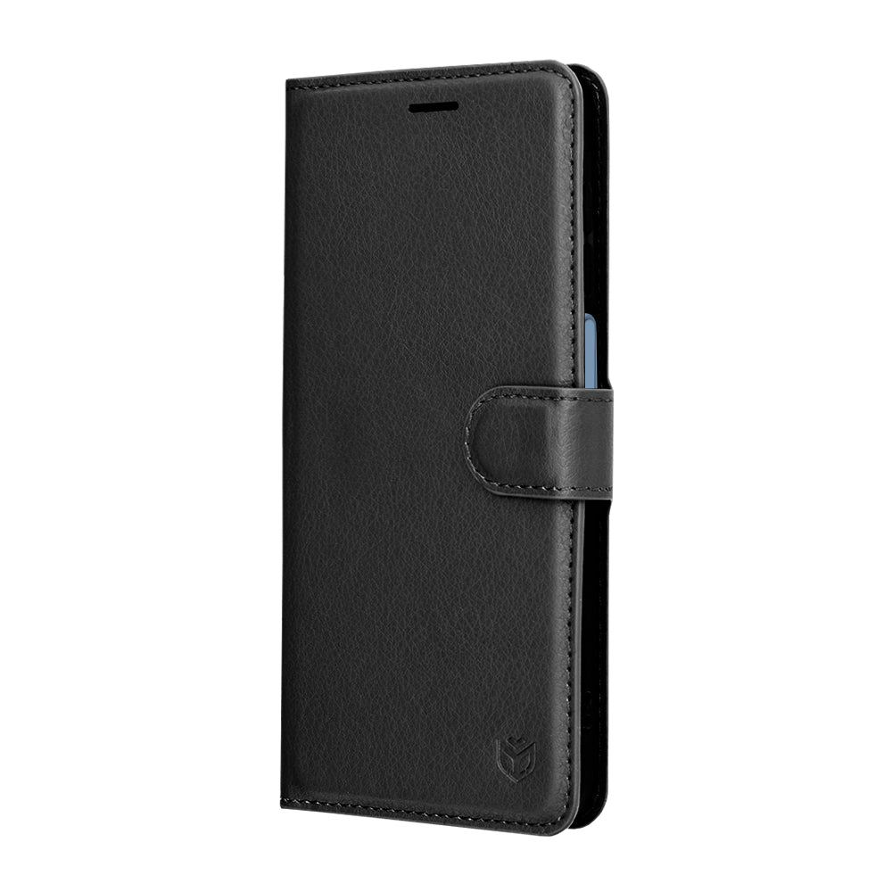 Funda para Samsung Galaxy A17 4G / A17 5G, Techsuit, Leather Folio, Negra