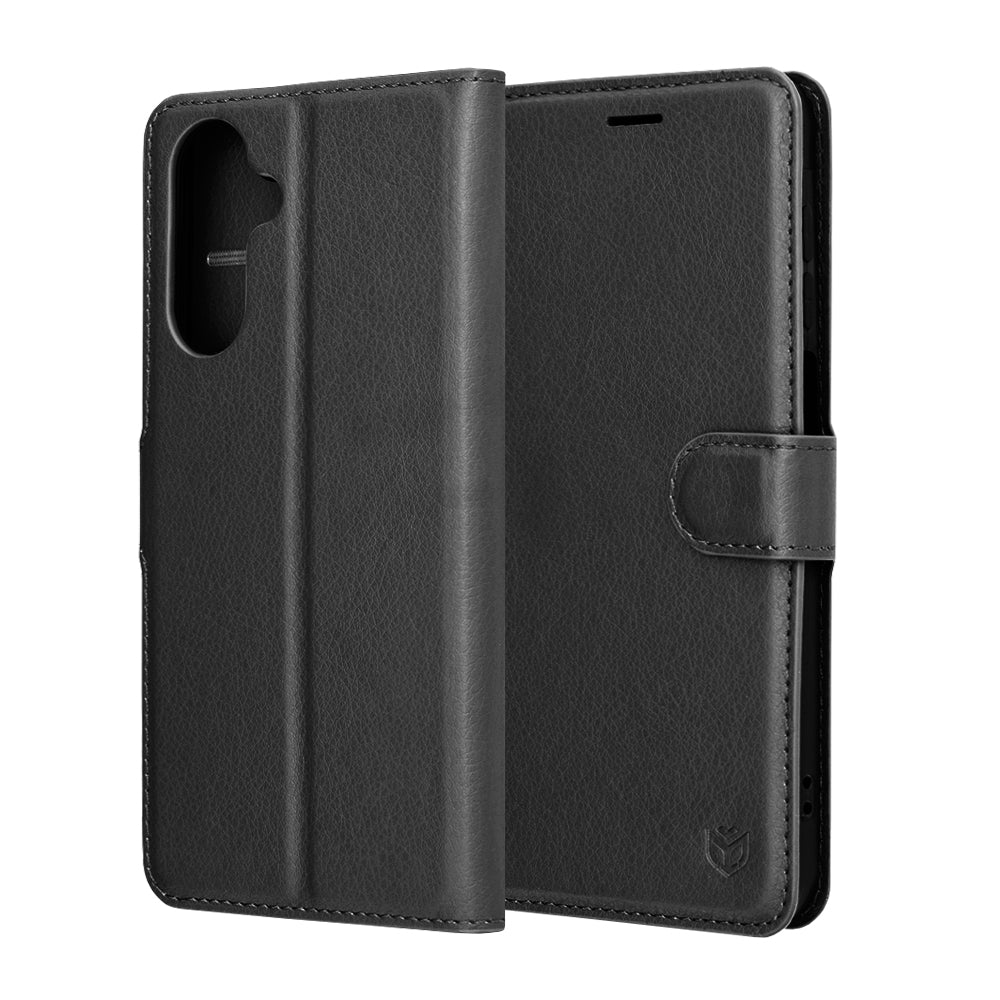 Funda para Samsung Galaxy A17 4G / A17 5G, Techsuit, Leather Folio, Negra