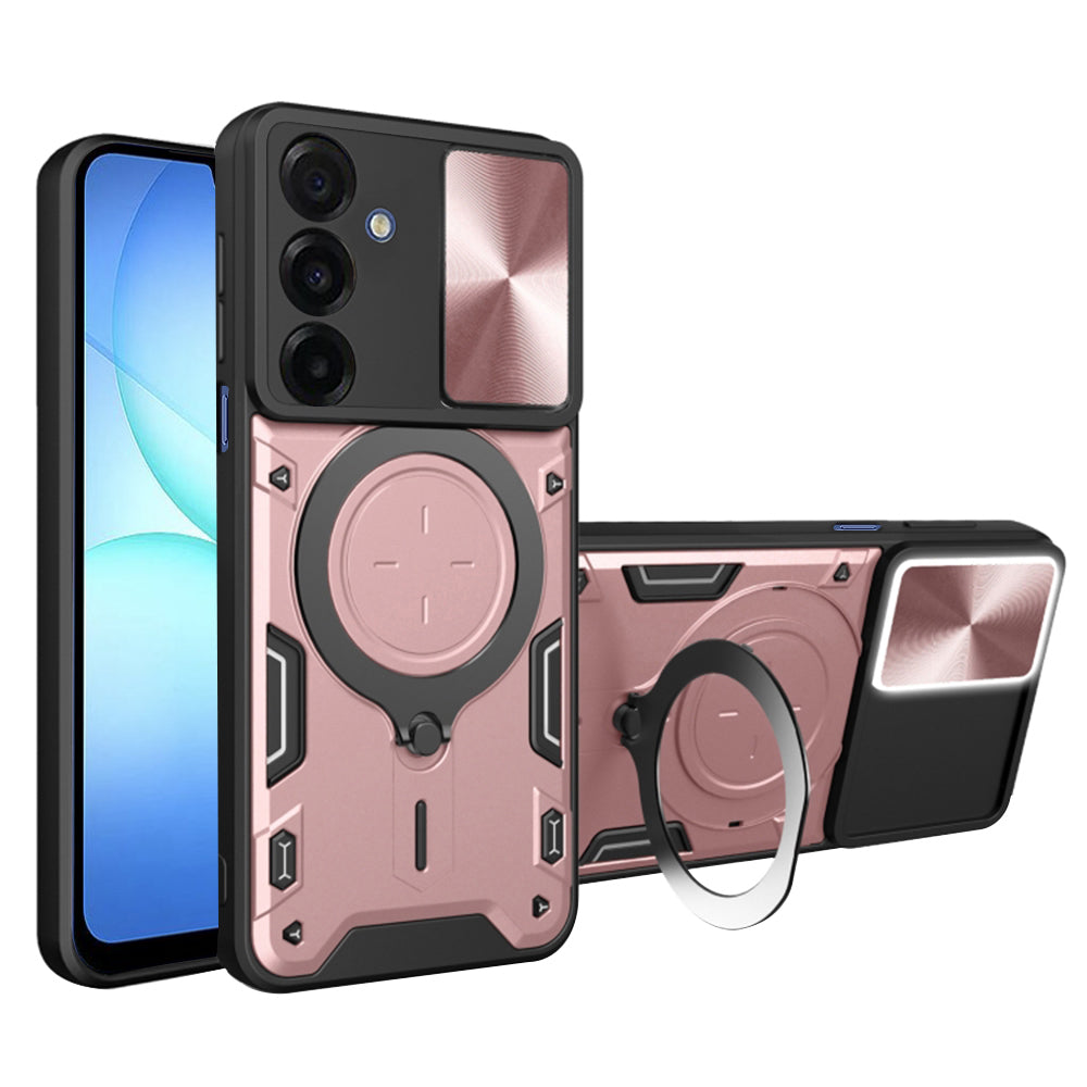 Funda para Samsung Galaxy A17 5G, Techsuit, CamGuard Pro, Rosa Dorado