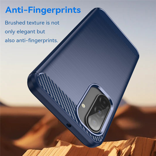 Funda para Samsung Galaxy A17 5G, Techsuit, Carbono, Azul