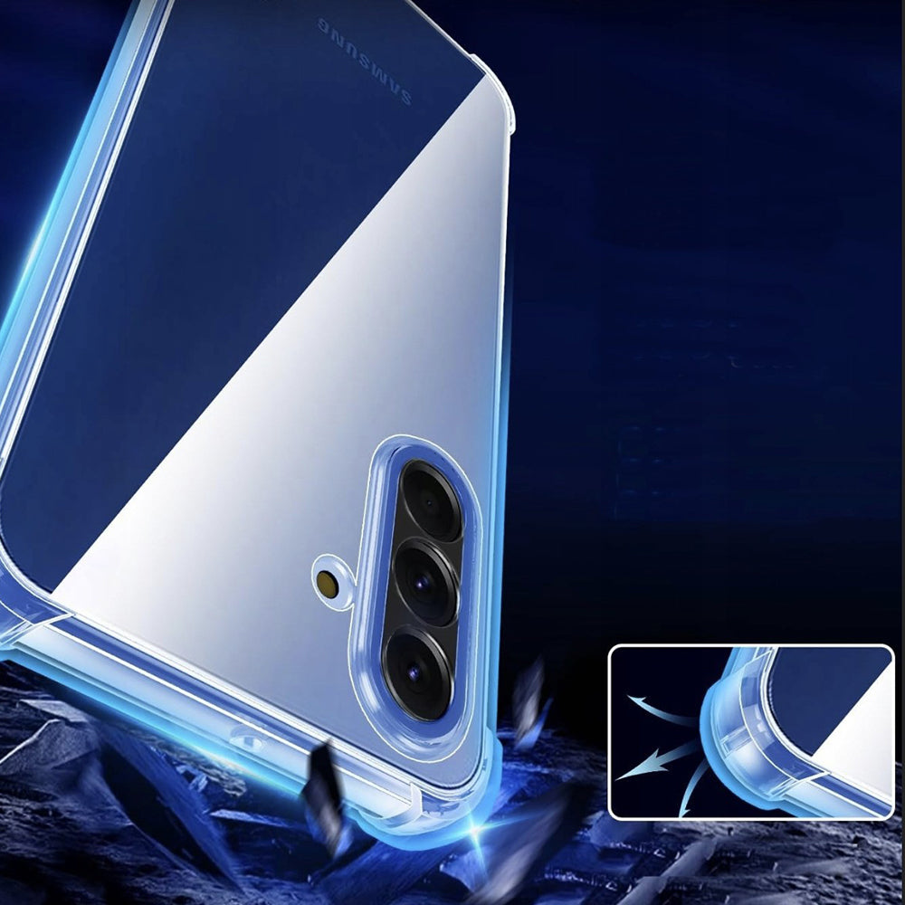 Funda para Samsung Galaxy A17 5G, Techsuit, Antigolpes Transparente, Transparente