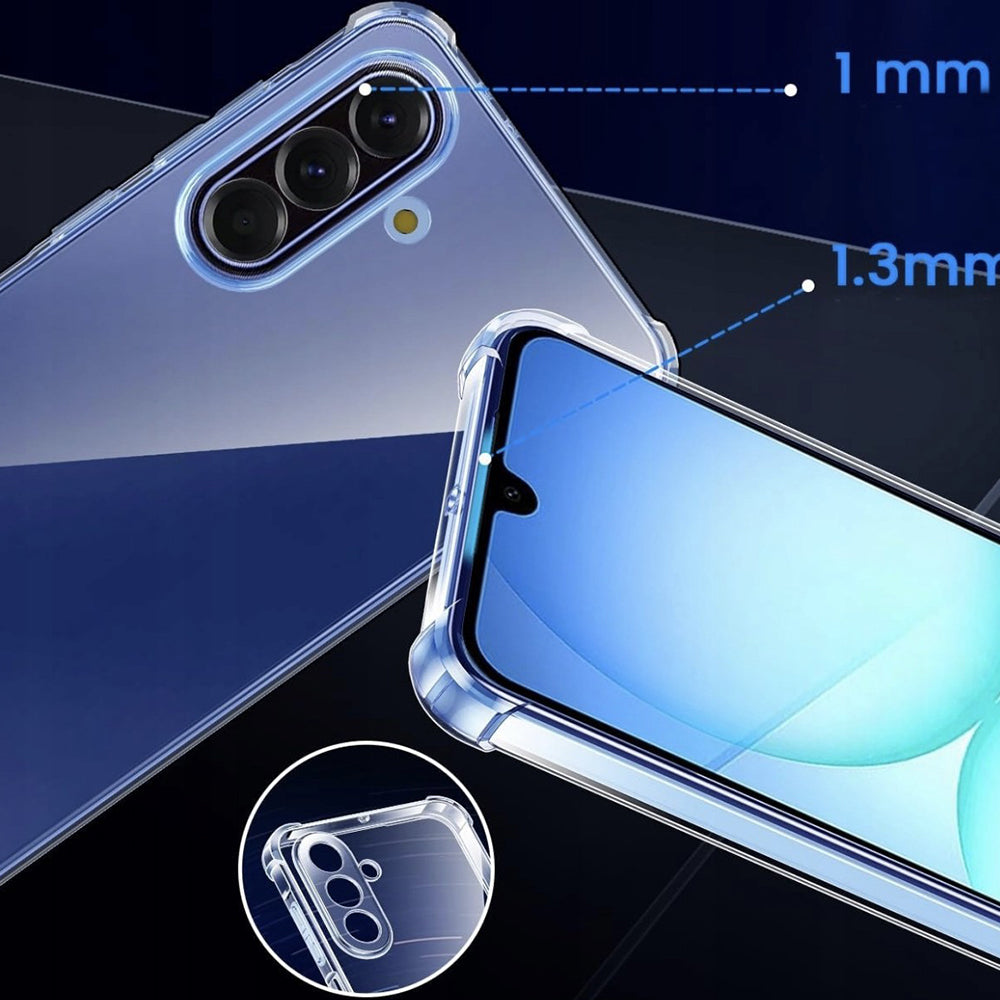 Funda para Samsung Galaxy A17 5G, Techsuit, Antigolpes Transparente, Transparente