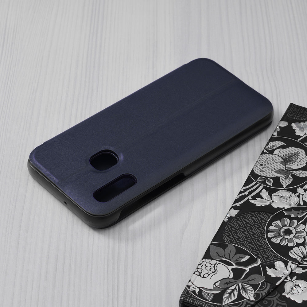 Funda para Samsung Galaxy A20e A202, Techsuit, eFold, Azul Oscuro