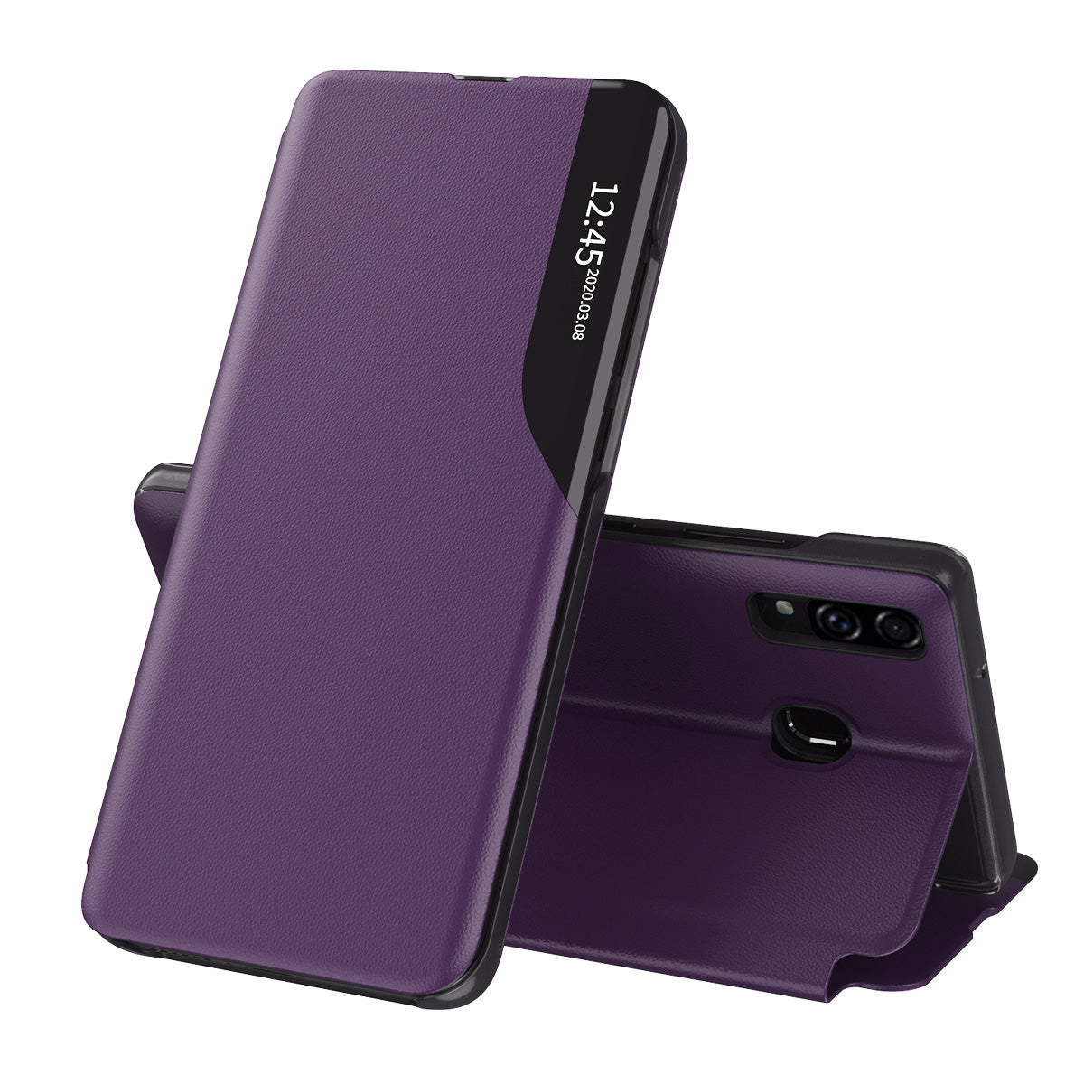 Funda para Samsung Galaxy A20e A202, Techsuit, eFold, Morado
