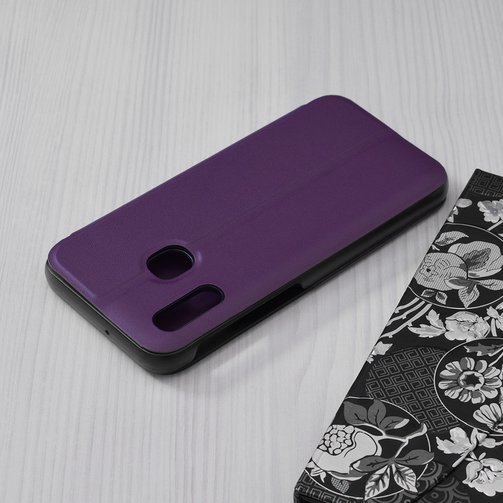 Funda para Samsung Galaxy A20e A202, Techsuit, eFold, Morado
