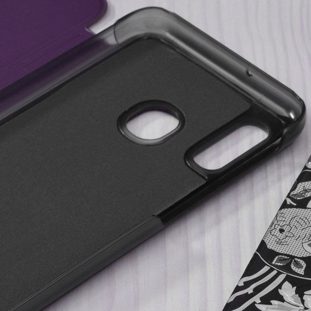 Funda para Samsung Galaxy A20e A202, Techsuit, eFold, Morado
