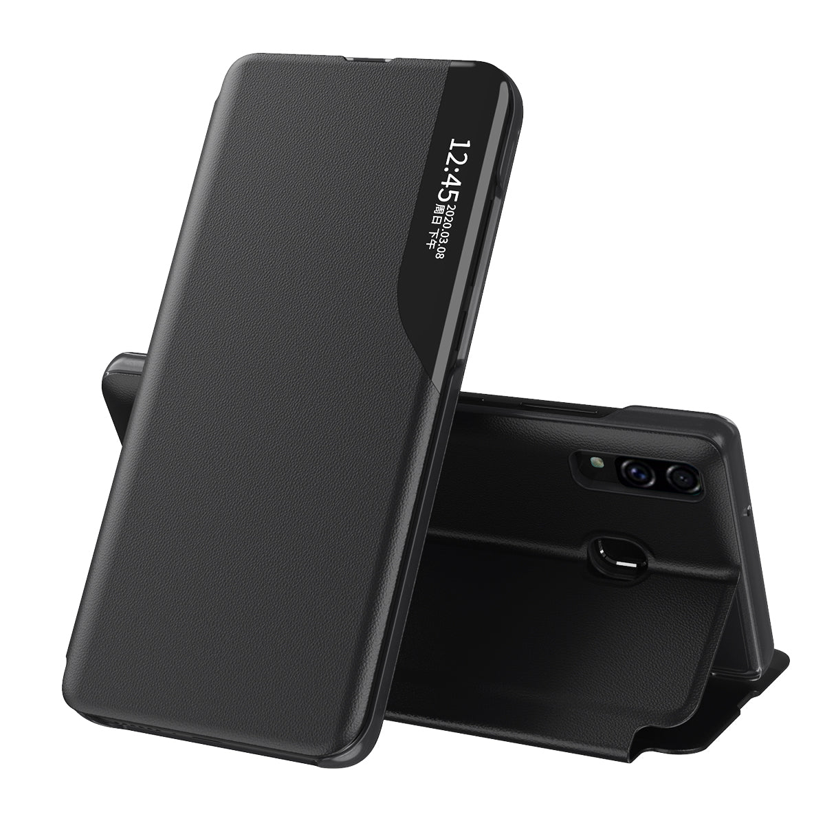 Funda para Samsung Galaxy A20e A202, Techsuit, eFold, Negra