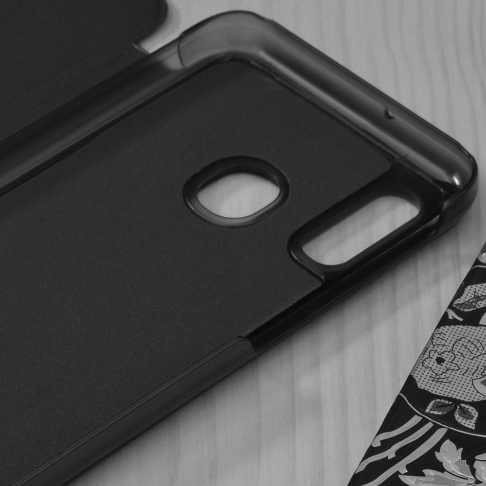 Funda para Samsung Galaxy A20e A202, Techsuit, eFold, Negra