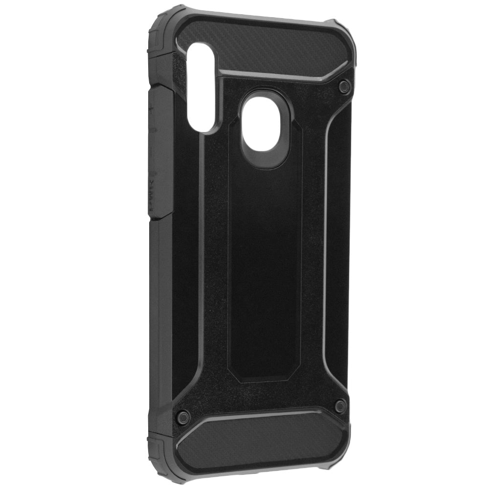 Funda para Samsung Galaxy A20e A202, Techsuit, Hybrid Armor, Negra