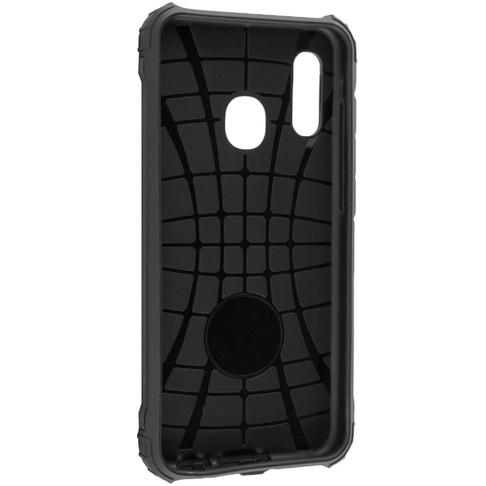 Funda para Samsung Galaxy A20e A202, Techsuit, Hybrid Armor, Negra