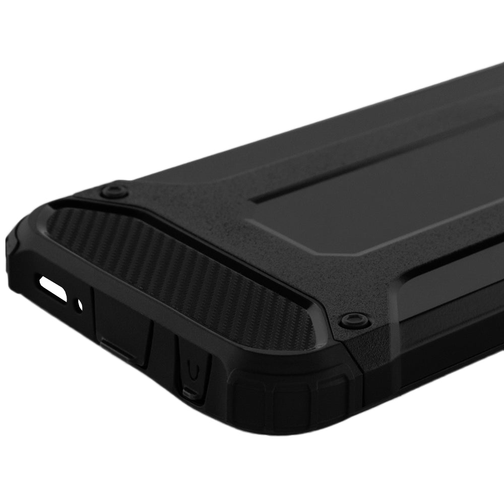Funda para Samsung Galaxy A20e A202, Techsuit, Hybrid Armor, Negra