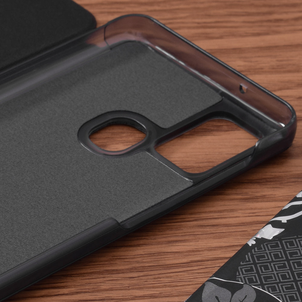 Funda para Samsung Galaxy A21s A217, Techsuit, eFold, Negra