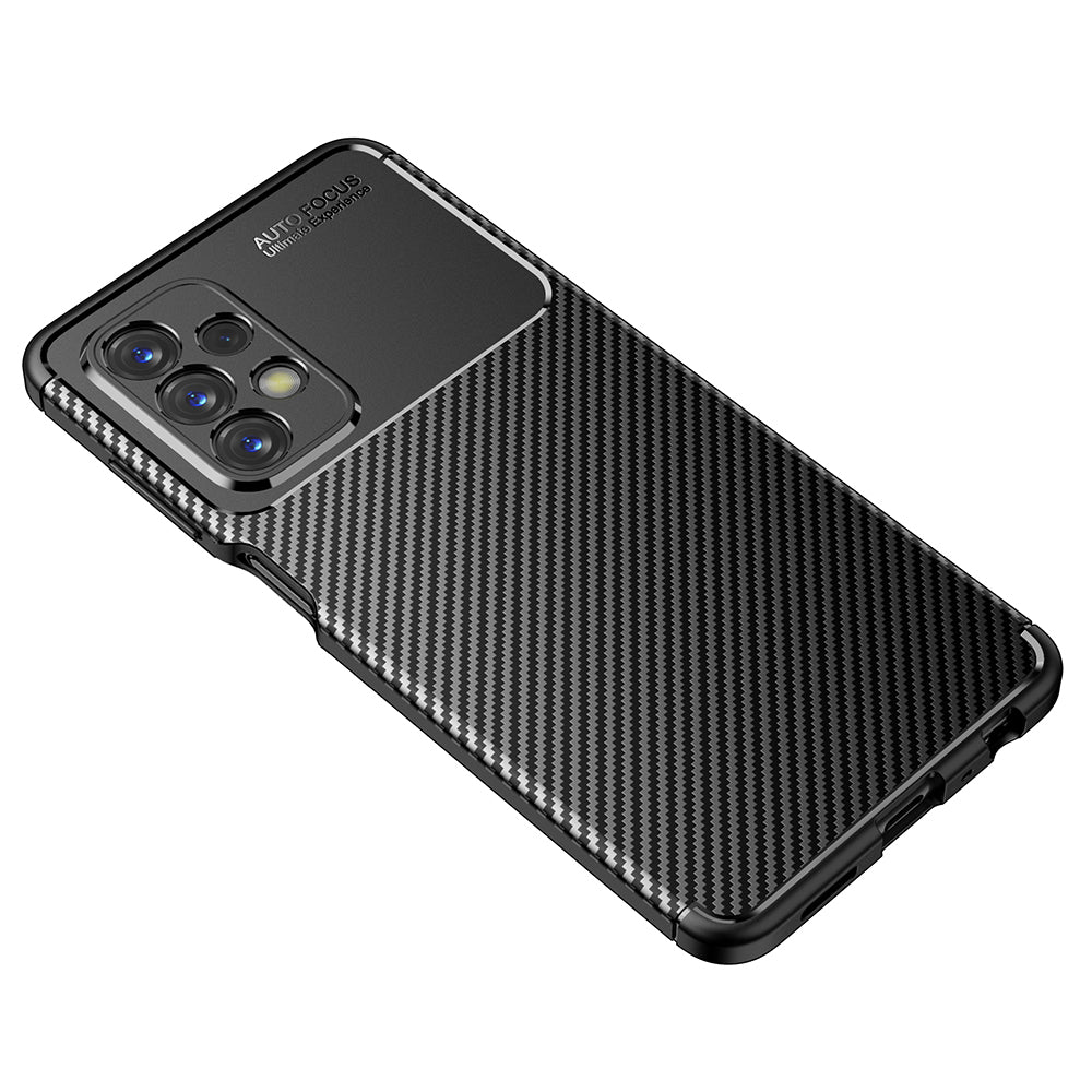 Funda para Samsung Galaxy A23 5G A236 / A23 A235, Techsuit, Fibra de Carbon, Negra
