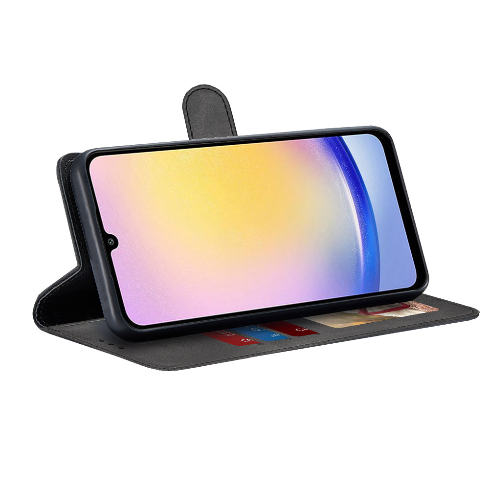 Funda para Samsung Galaxy A25 A256, Techsuit, Diary Book, Negra