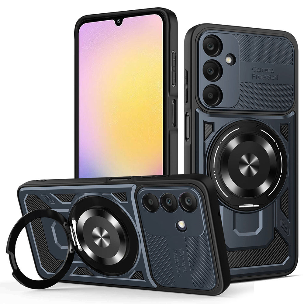 Funda para Samsung Galaxy A25 A256, Techsuit, RuggedCam, Azul
