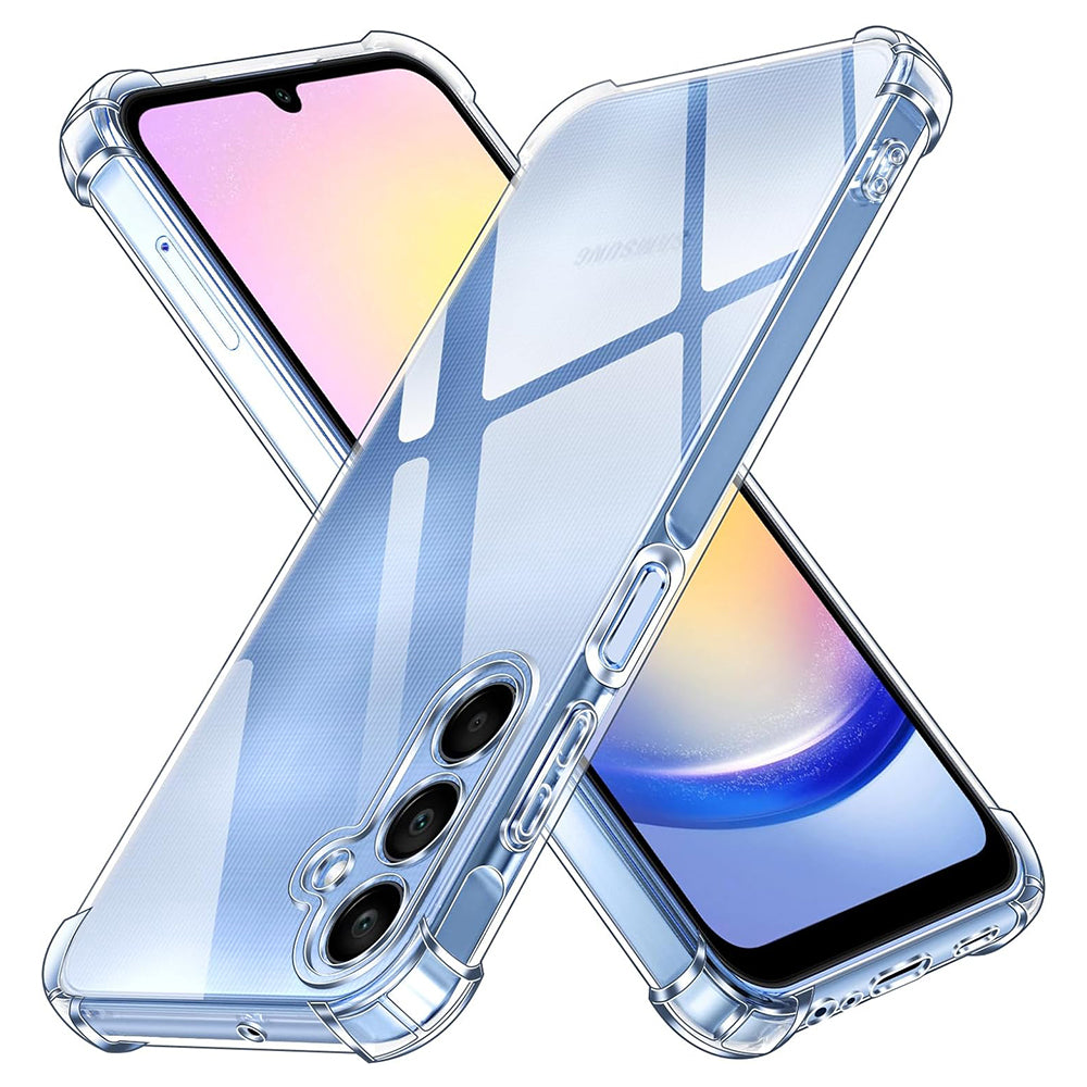 Funda para Samsung Galaxy A25 A256, Techsuit, Antigolpes Transparente, Transparente