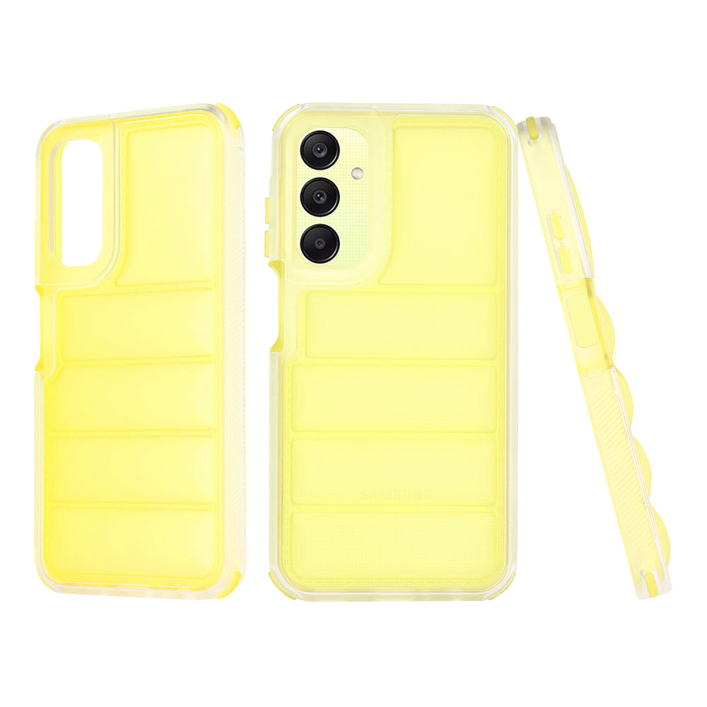 Funda para Samsung Galaxy A25 A256, Techsuit, Wave Shield, Amarilla