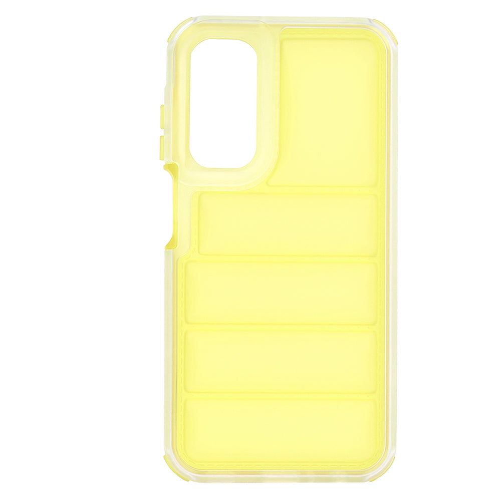 Funda para Samsung Galaxy A25 A256, Techsuit, Wave Shield, Amarilla