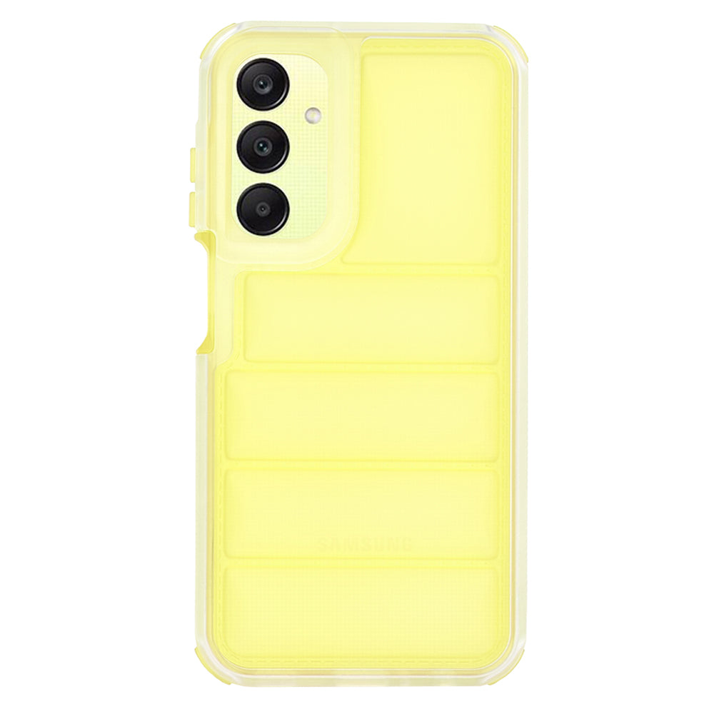 Funda para Samsung Galaxy A25 A256, Techsuit, Wave Shield, Amarilla