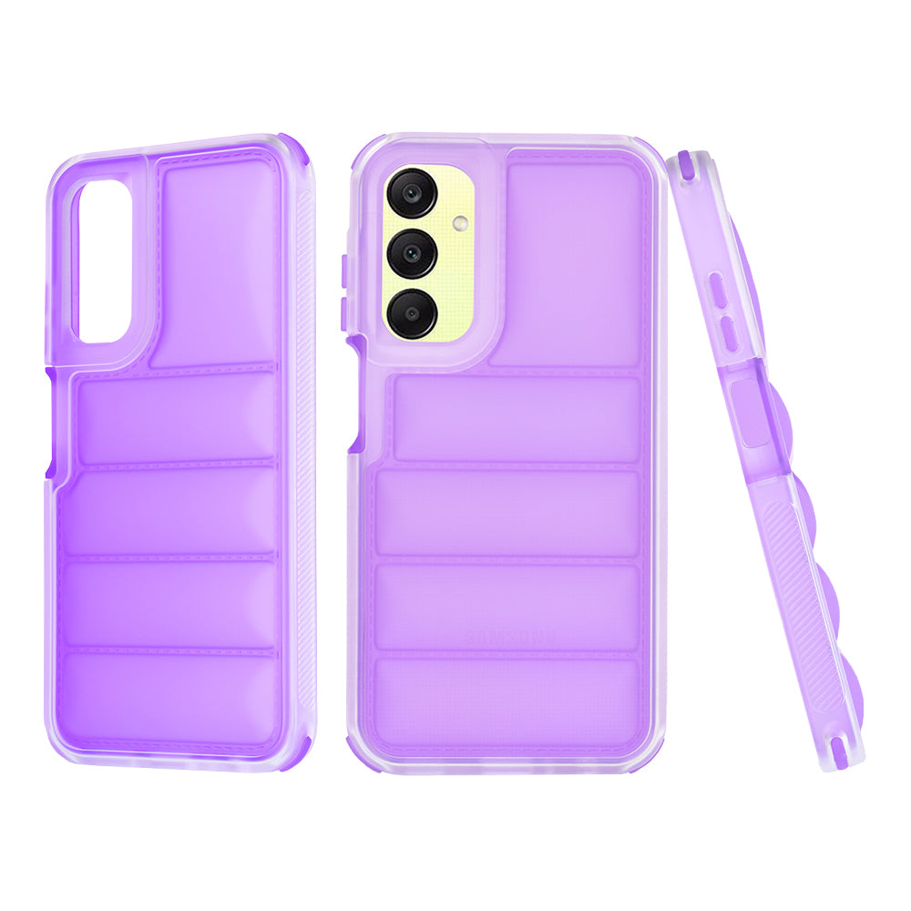 Funda para Samsung Galaxy A25 A256, Techsuit, Wave Shield, Morado