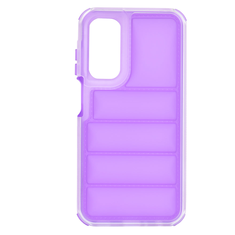 Funda para Samsung Galaxy A25 A256, Techsuit, Wave Shield, Morado