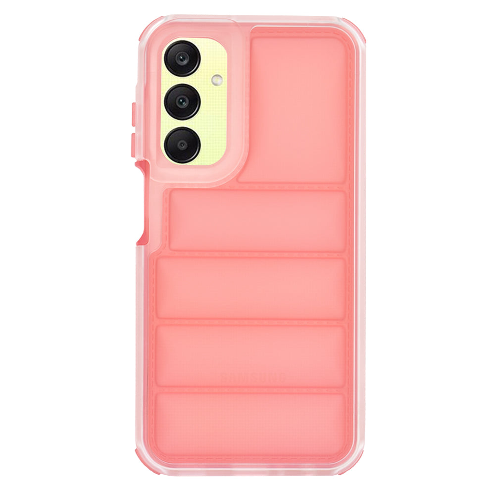 Funda para Samsung Galaxy A25 A256, Techsuit, Wave Shield, Roja