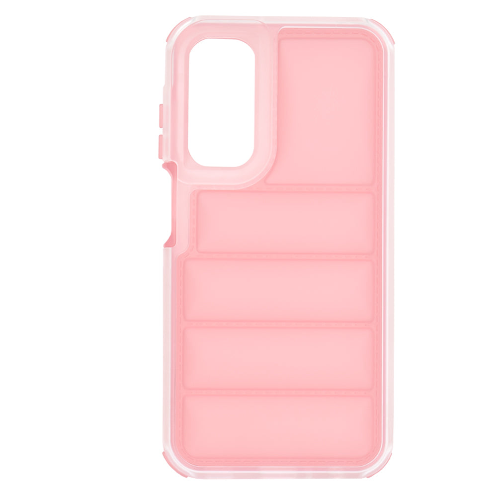 Funda para Samsung Galaxy A25 A256, Techsuit, Wave Shield, Rosa