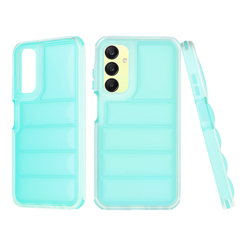 Funda para Samsung Galaxy A25 A256, Techsuit, Wave Shield, Turquesa