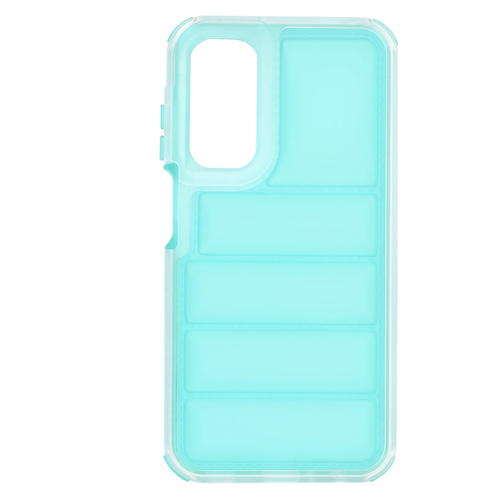 Funda para Samsung Galaxy A25 A256, Techsuit, Wave Shield, Turquesa