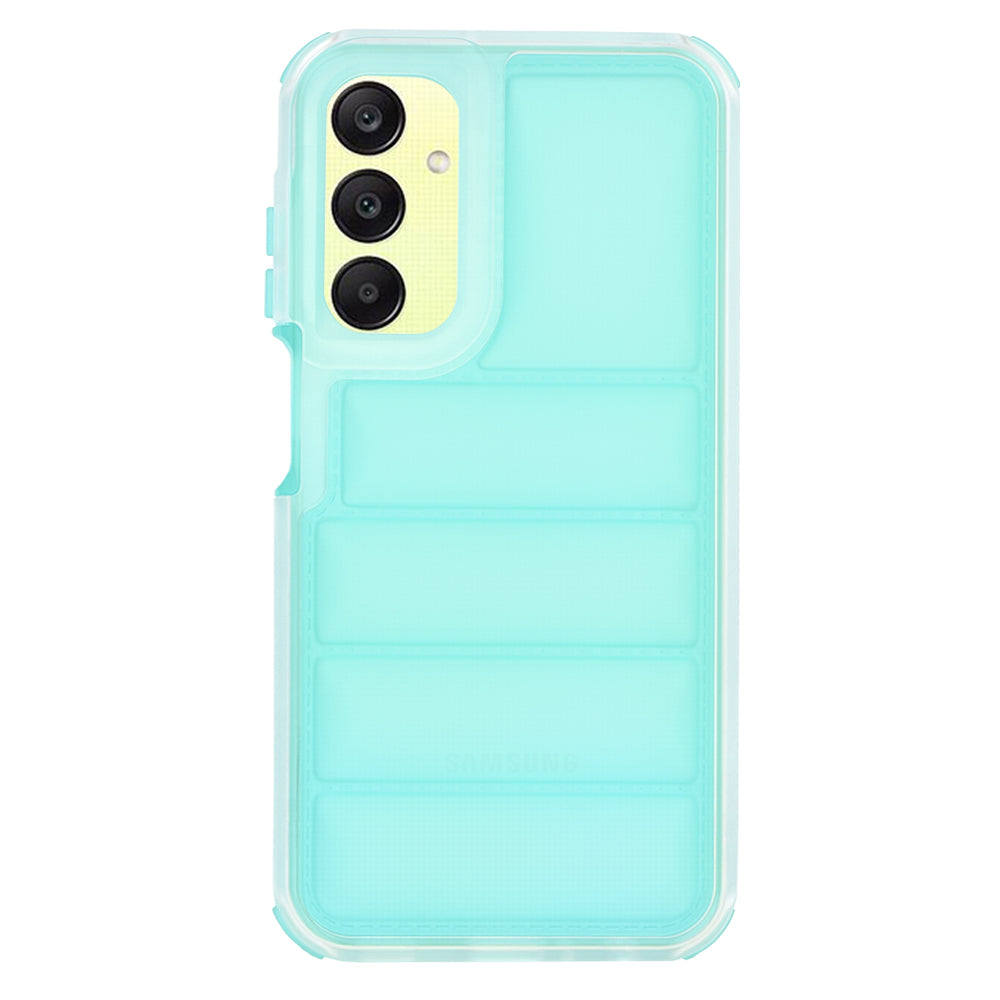 Funda para Samsung Galaxy A25 A256, Techsuit, Wave Shield, Turquesa
