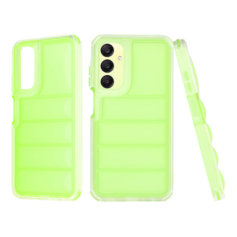 Funda para Samsung Galaxy A25 A256, Techsuit, Wave Shield, Verde
