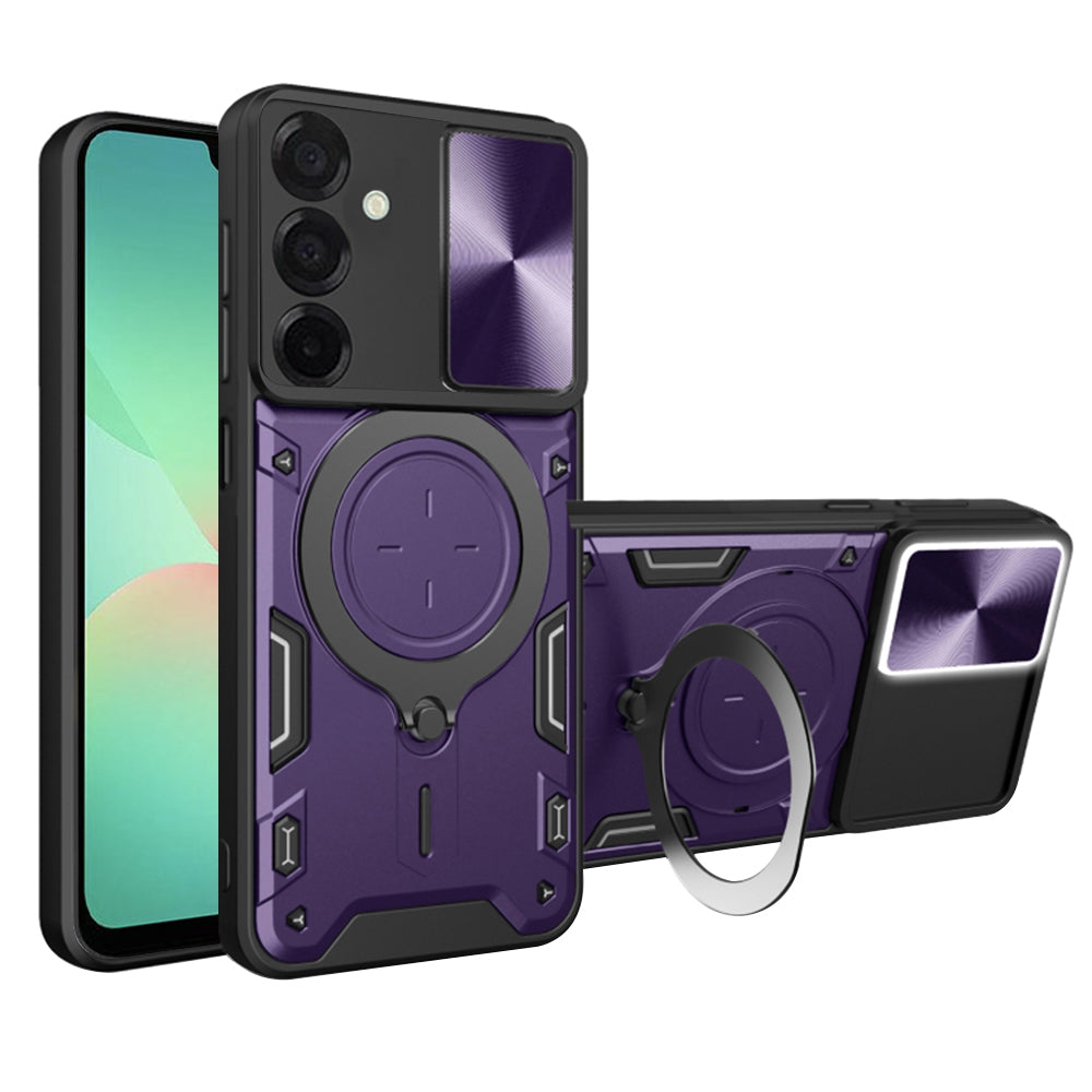 Funda para Samsung Galaxy A26 A266, Techsuit, CamGuard Pro, Morado