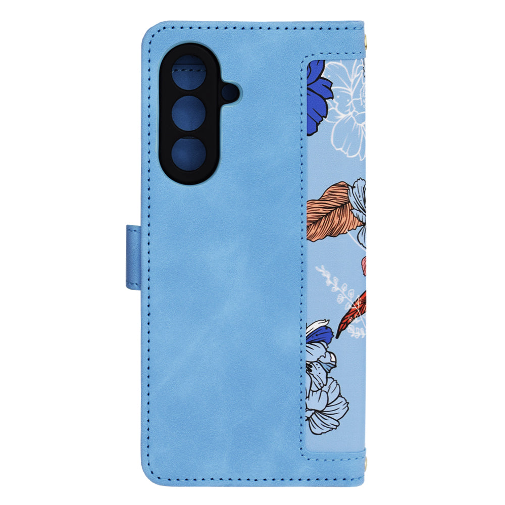 Funda para Samsung Galaxy A26 A266, Techsuit, FlipCraft, Azul