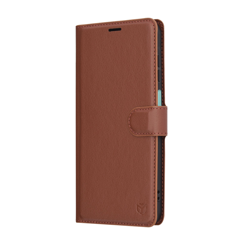 Funda para Samsung Galaxy A26 A266, Techsuit, Leather Folio, Marrón