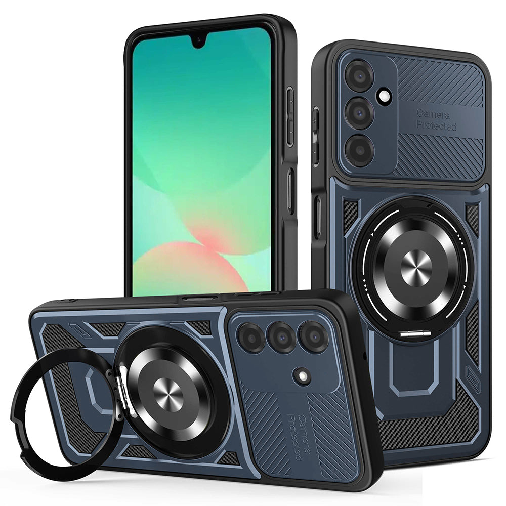 Funda para Samsung Galaxy A26 A266, Techsuit, RuggedCam, Azul