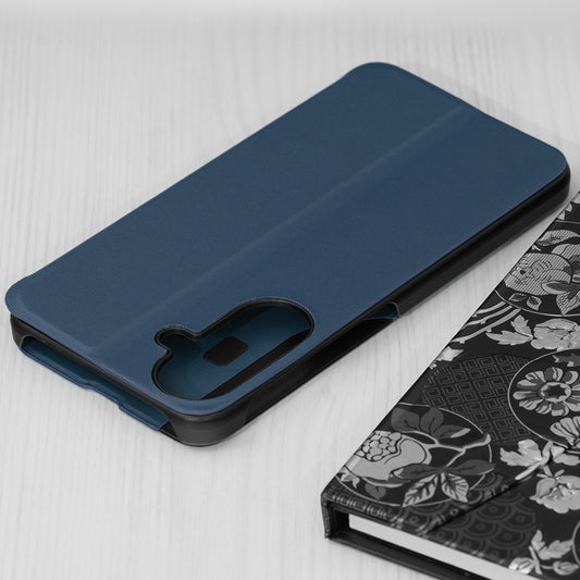 Funda para Samsung Galaxy A27 5G, Techsuit, eFold Nuevo Modelo, Azul Oscuro