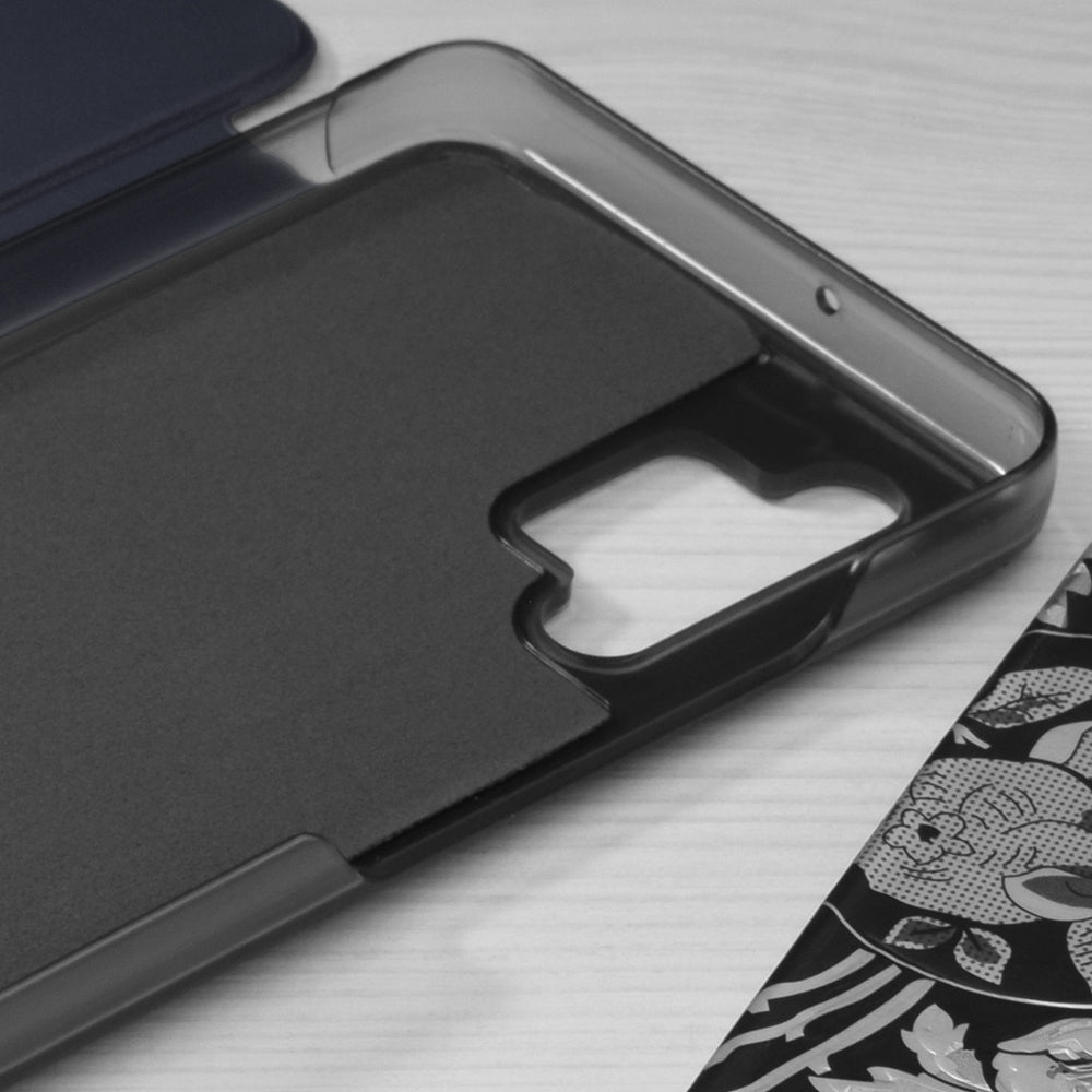 Funda para Samsung Galaxy A32 A325, Techsuit, eFold, Azul Oscuro