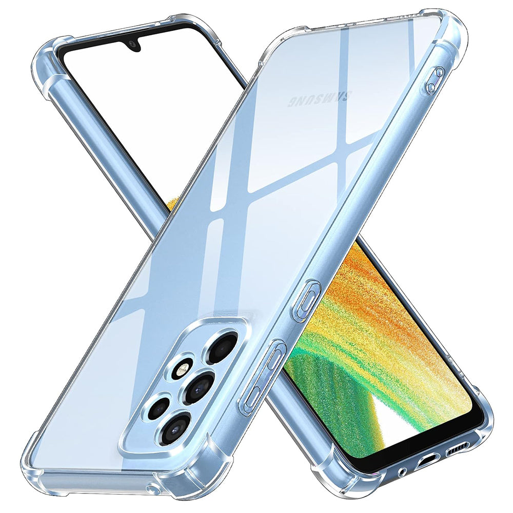 Funda para Samsung Galaxy A33 5G A336, Techsuit, Antigolpes Transparente, Transparente