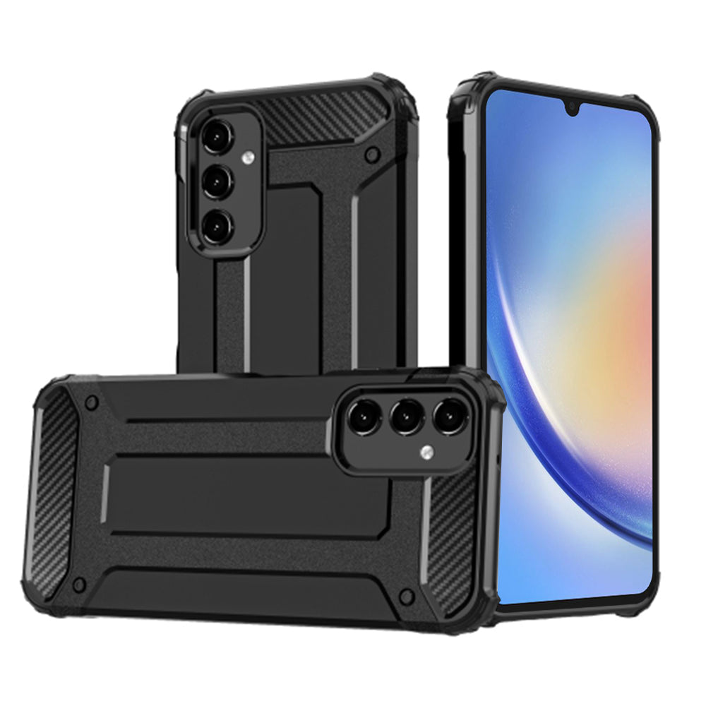 Funda para Samsung Galaxy A34 A346, Techsuit, Hybrid Armor, Negra