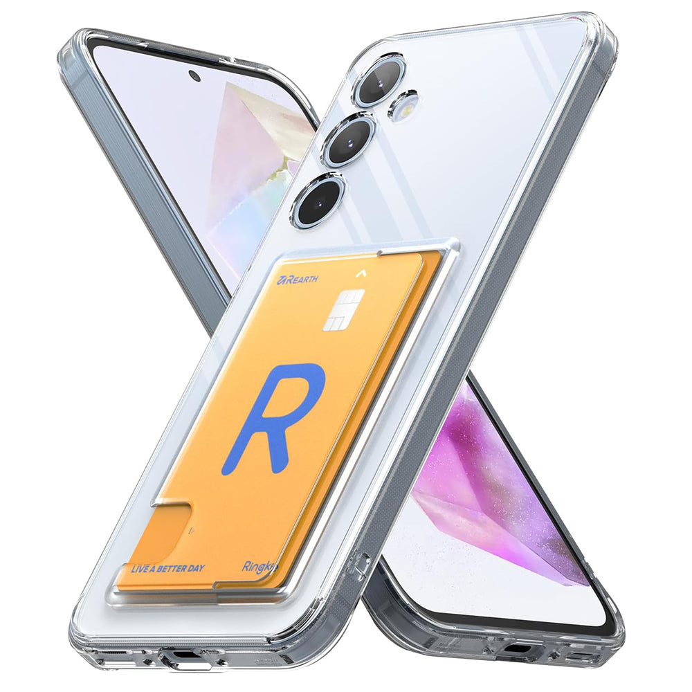 Funda para Samsung Galaxy A35 5G A356, Ringke, Fusion Card, Transparente