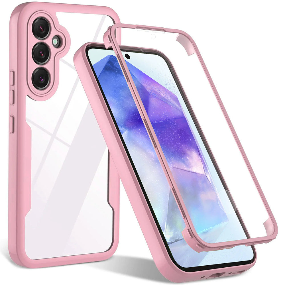 Funda para Samsung Galaxy A35 5G A356, Techsuit, ColorVerse 360, Rosa