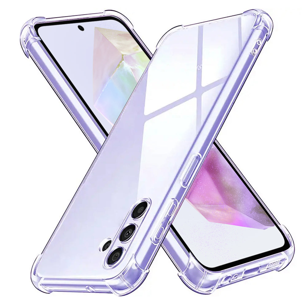 Funda para Samsung Galaxy A35 5G A356, Techsuit, Transparente a prueba de golpes