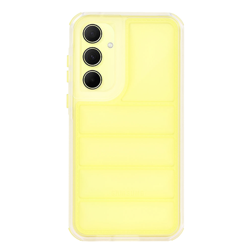 Funda para Samsung Galaxy A35 5G A356, Techsuit, Wave Shield, Amarilla