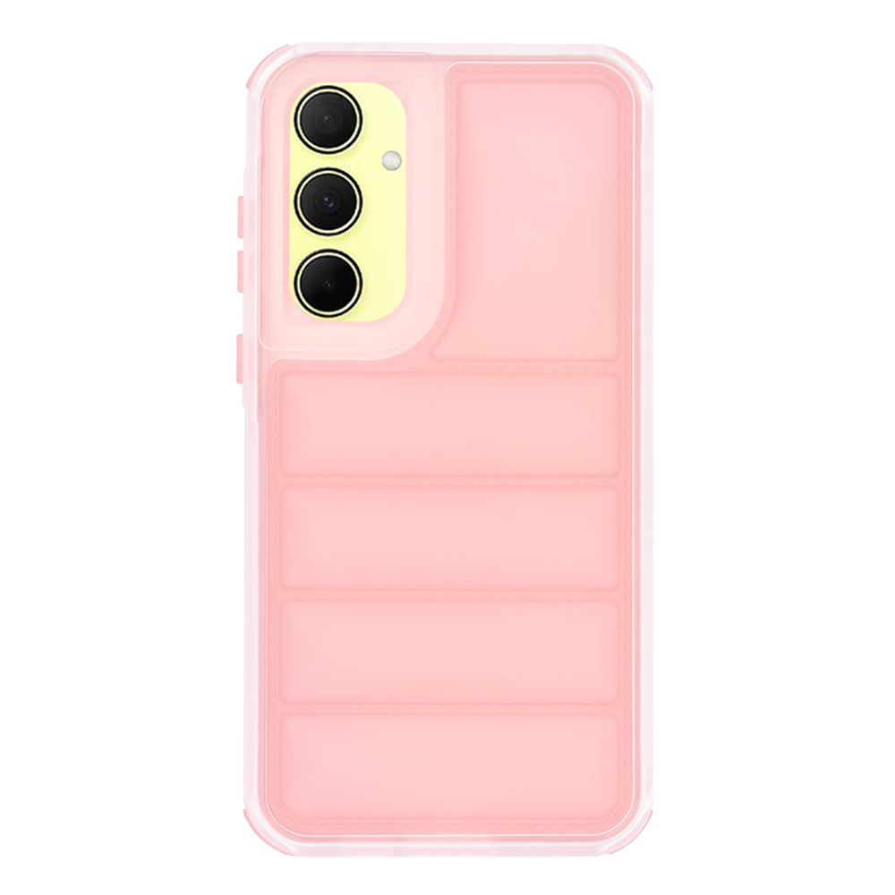 Funda para Samsung Galaxy A35 5G A356, Techsuit, Wave Shield, Rosa