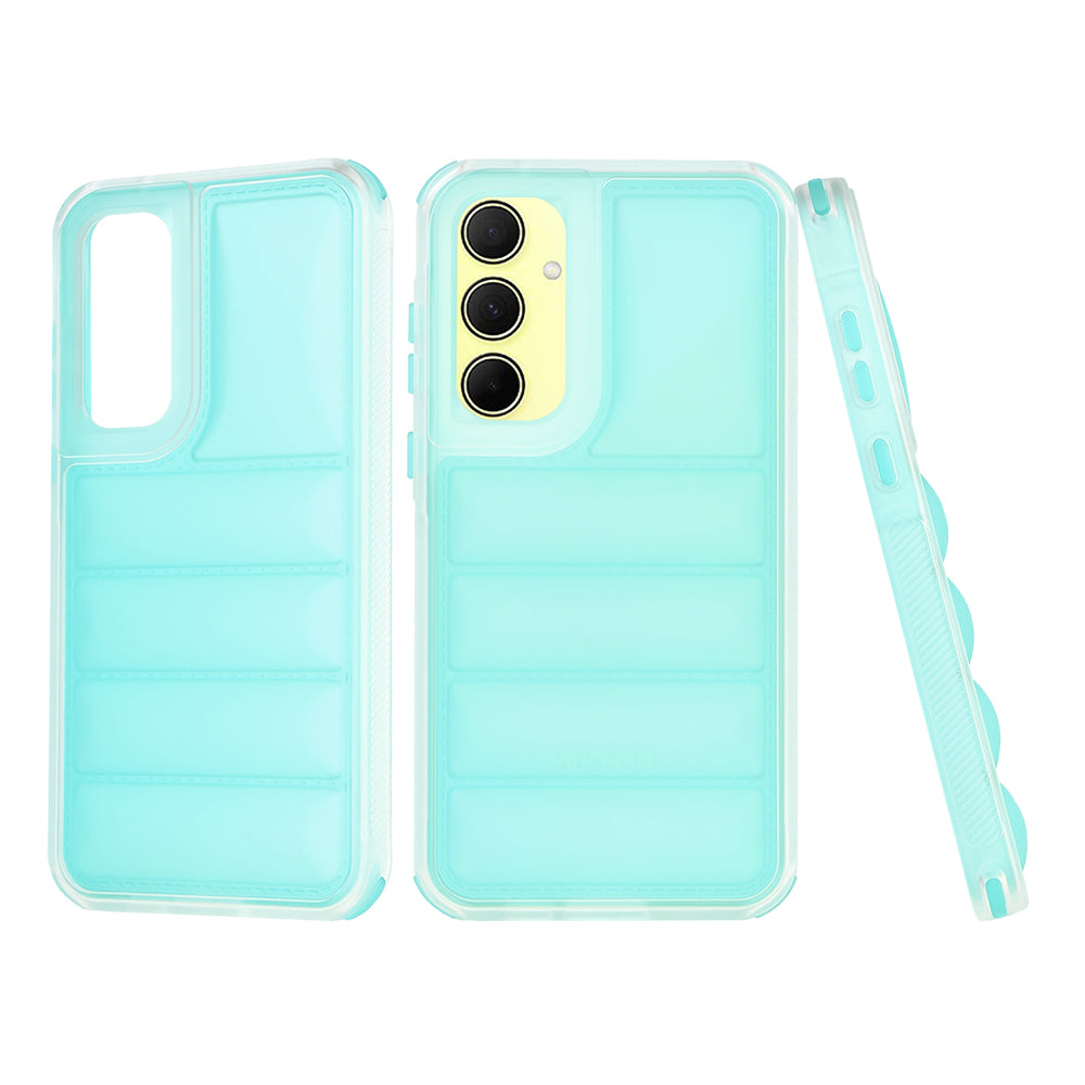 Funda para Samsung Galaxy A35 5G A356, Techsuit, Wave Shield, Turquesa