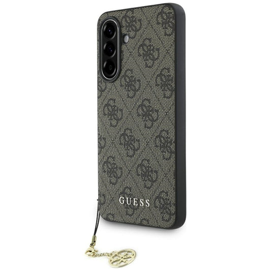 Funda para Samsung Galaxy A36 A366, Guess, 4G Charm, Marrón