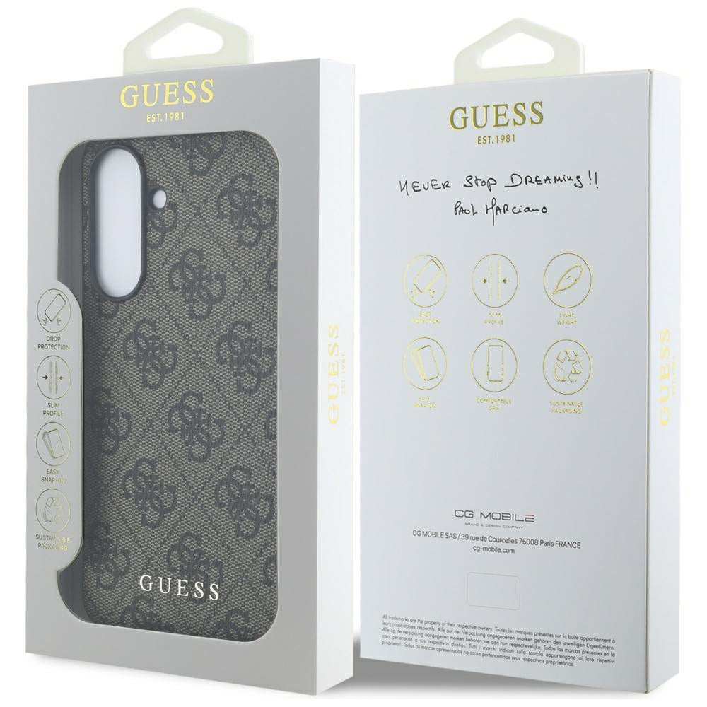 Funda para Samsung Galaxy A36 A366, Guess, 4G Classic, Negra